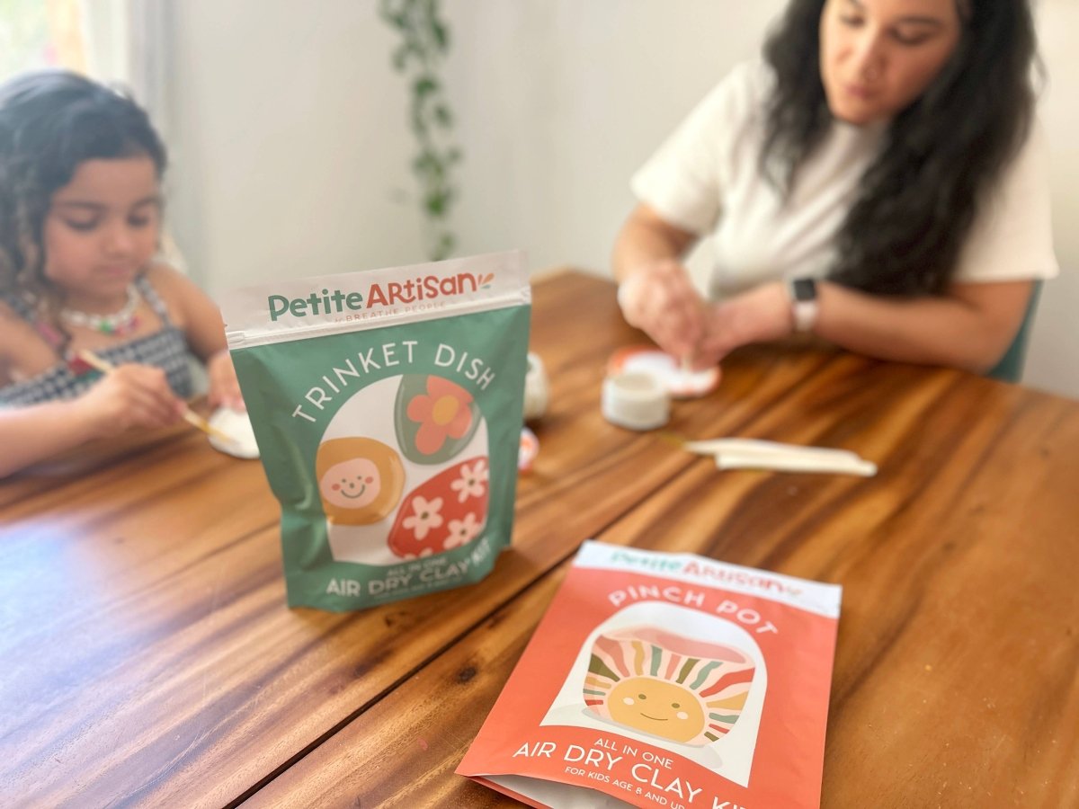 Kids DIY Clay Kit — Make and Paint Your Own Trinket Dishes | Breathe People - Pages & Parcels
