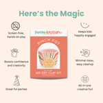 Kids DIY Clay Kit — Make and Paint Your Own Trinket Dishes | Breathe People - Pages & Parcels