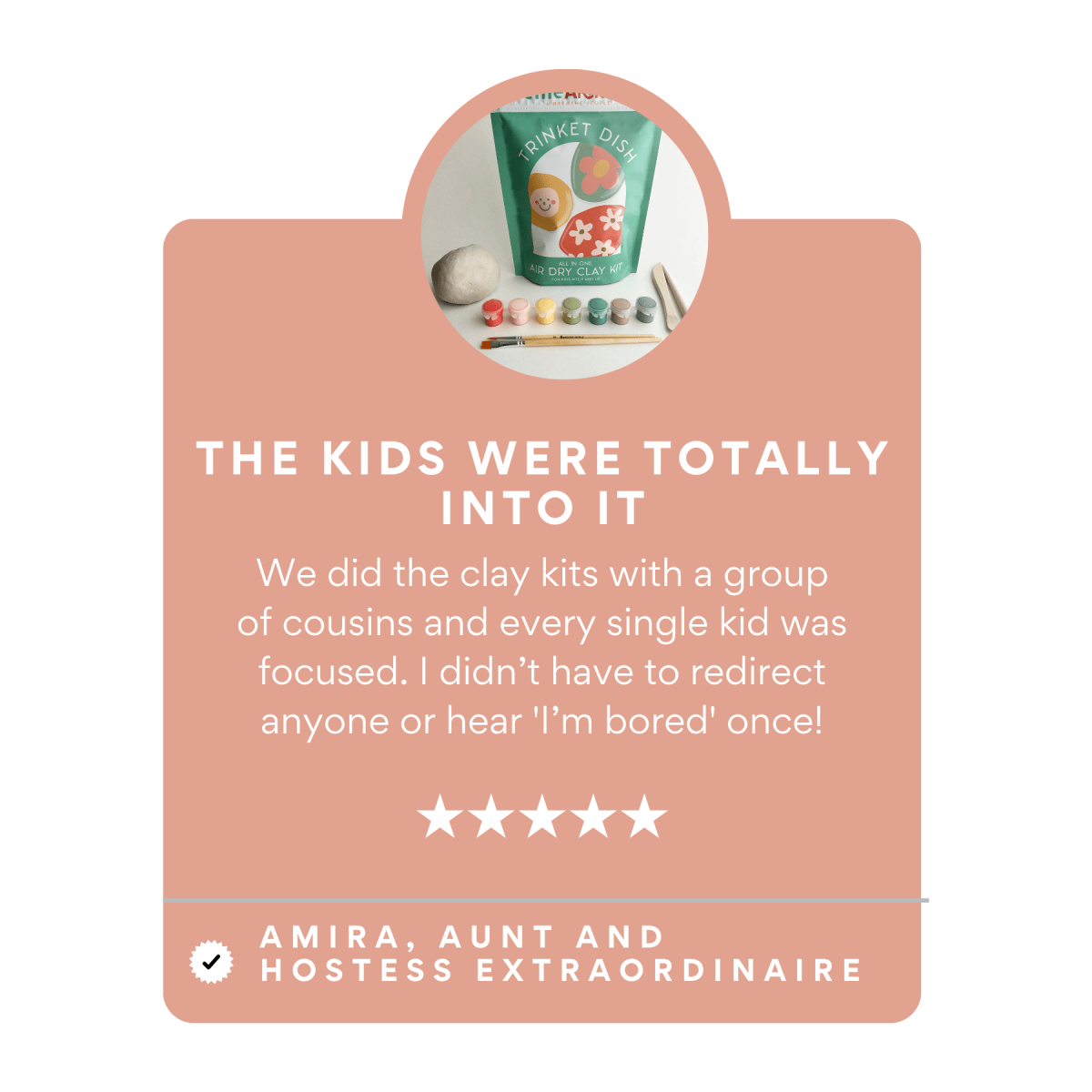 Kids DIY Clay Kit — Make and Paint Your Own Trinket Dishes | Breathe People - Pages & Parcels