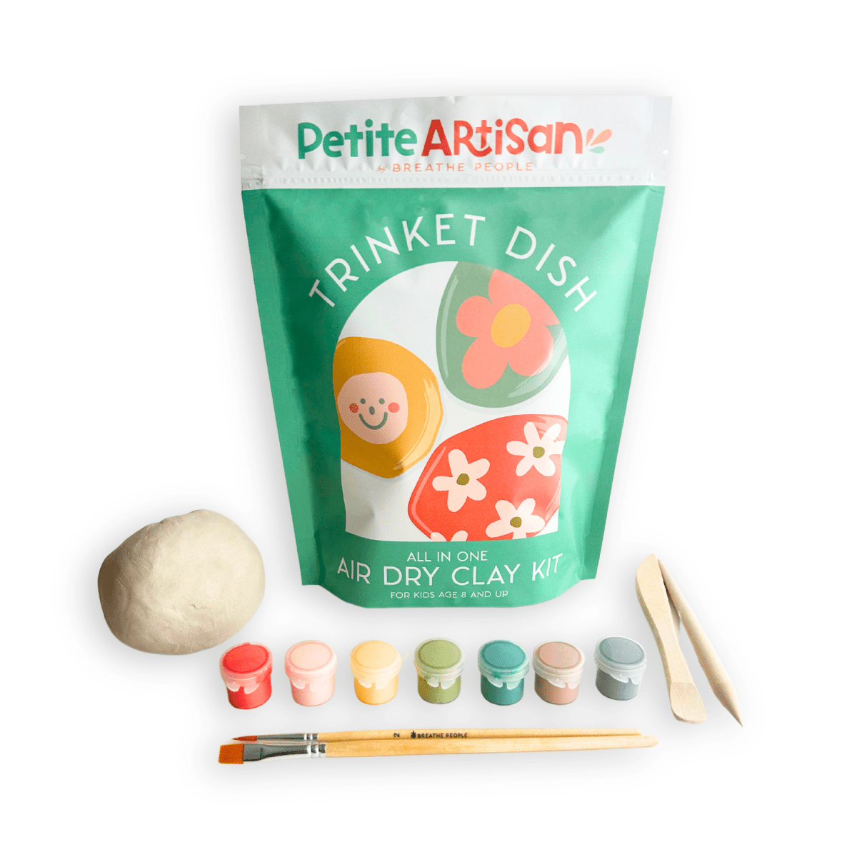 Kids DIY Clay Kit — Make and Paint Your Own Trinket Dishes | Breathe People - Pages & Parcels