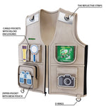 Kids Explorer Vest and Hat Costume - Pages & Parcels