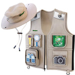 Kids Explorer Vest and Hat Costume - Pages & Parcels