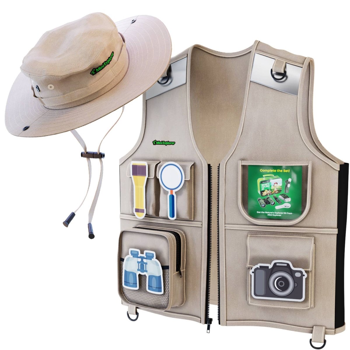 Kids Explorer Vest and Hat Costume - Pages & Parcels