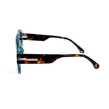 Aviator sunglasses in tortoise and black
