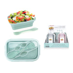 A collapsible silicone lunch container from the Krumbs Kitchen Essentials assortment