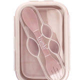 A collapsible silicone lunch container from the Krumbs Kitchen Essentials assortment