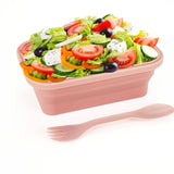 A collapsible silicone lunch container from the Krumbs Kitchen Essentials assortment