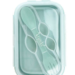 A collapsible silicone lunch container from the Krumbs Kitchen Essentials assortment