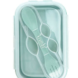A collapsible silicone lunch container from the Krumbs Kitchen Essentials assortment