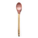 A wooden-handled Krumbs Kitchen Farmhouse spoon