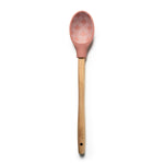 A wooden-handled Krumbs Kitchen Farmhouse spoon