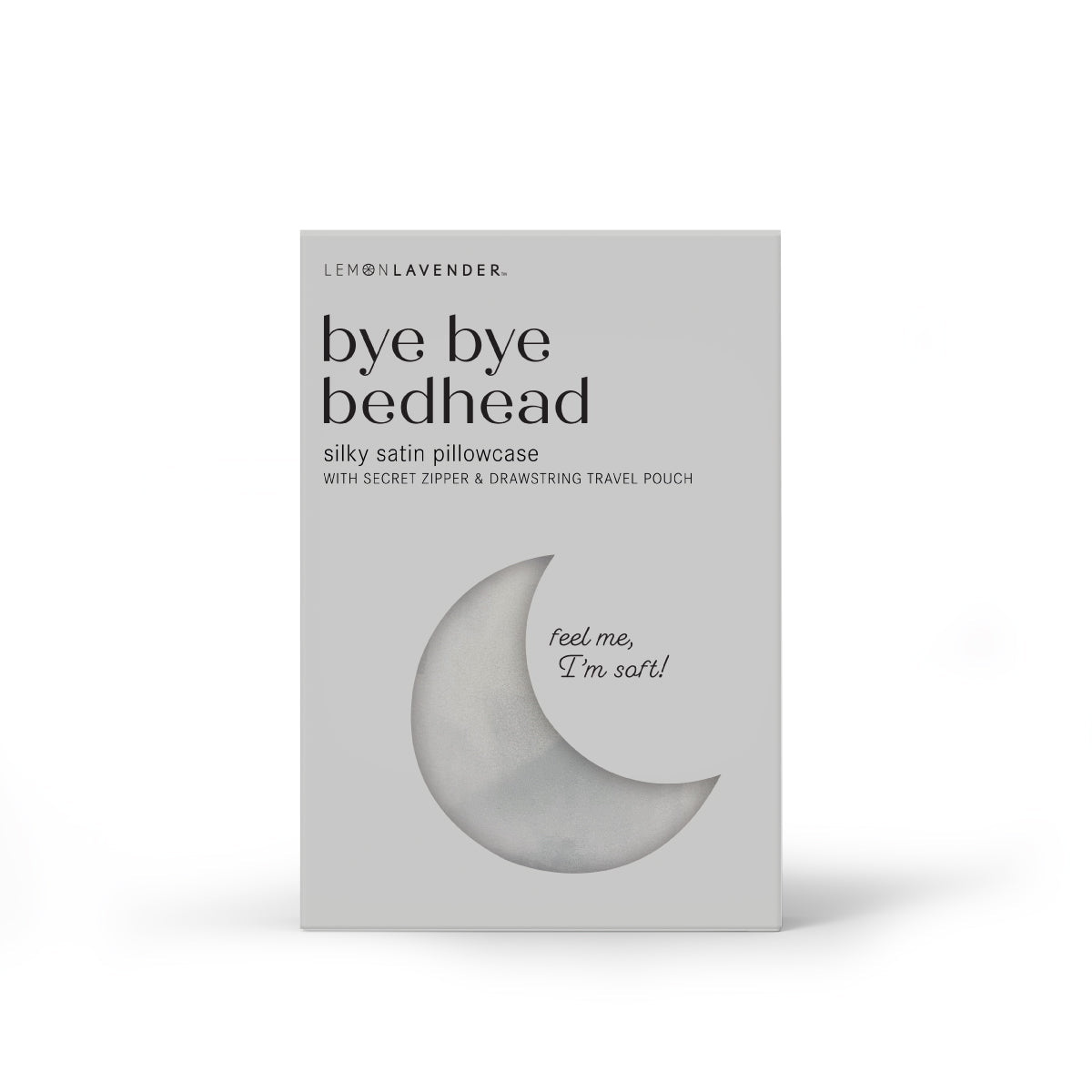 A Lemon Lavender Bye Bye Bedhead silky satin pillowcase