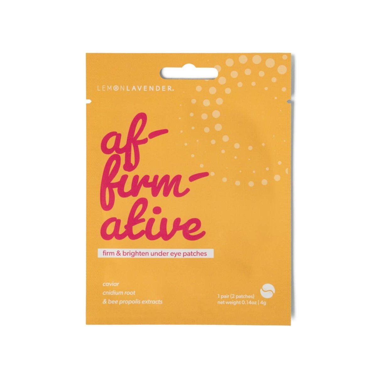 Lemon Lavender Eye Candy Foil Under Eye Patches - Pages & Parcels