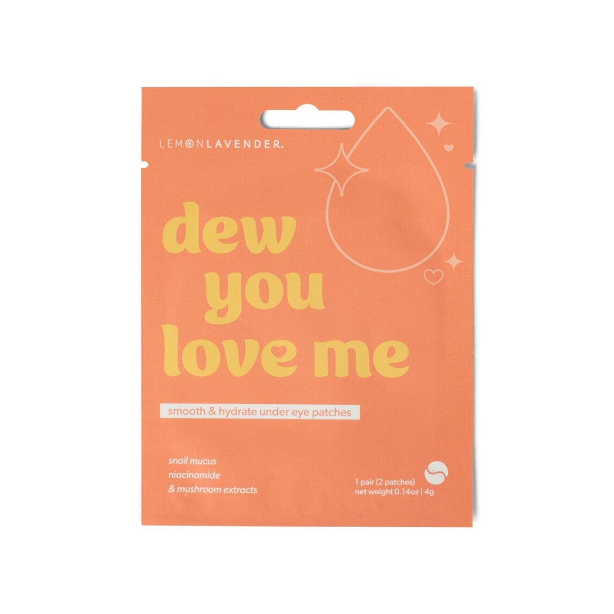 Lemon Lavender Eye Candy Foil Under Eye Patches - Pages & Parcels