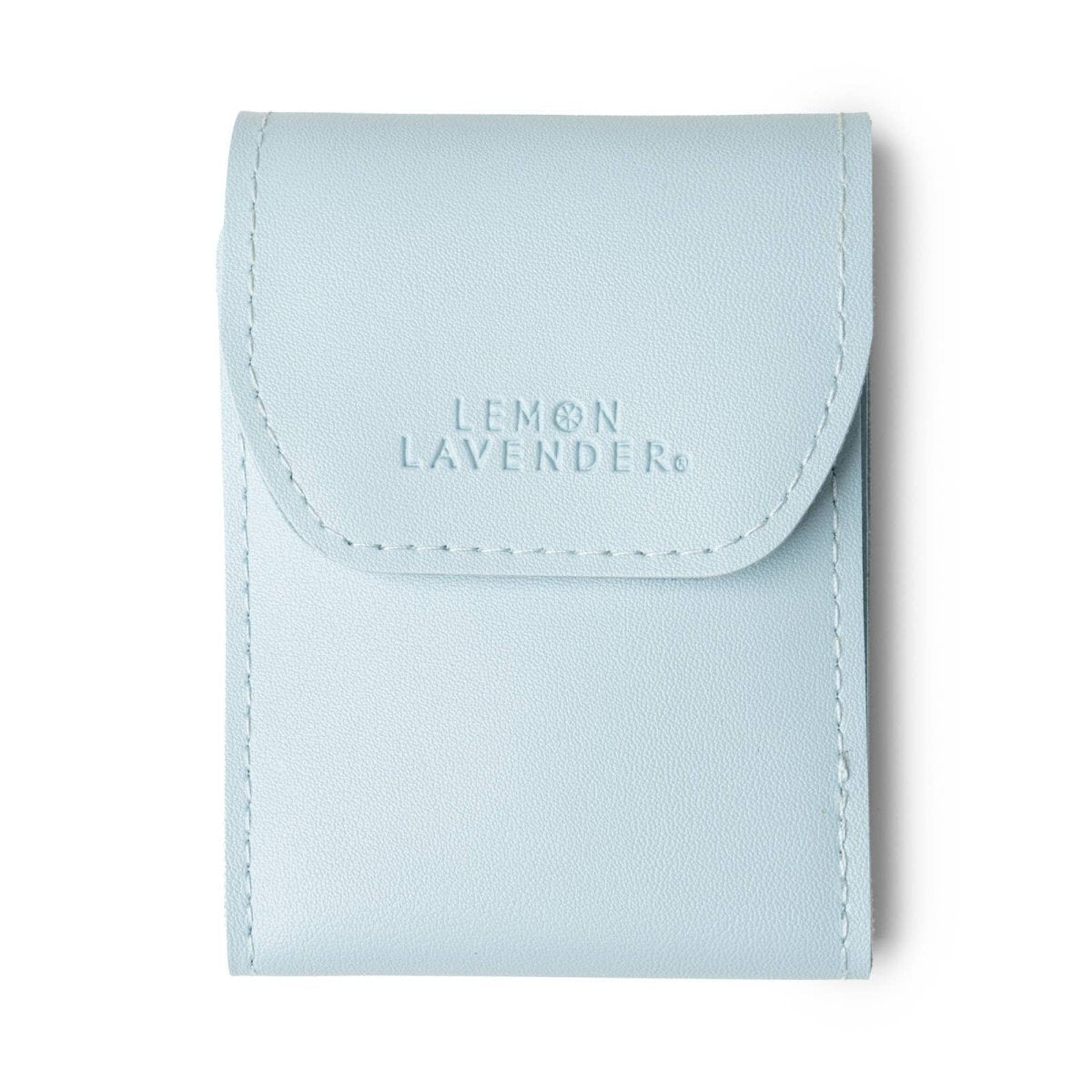 Lemon Lavender File It Away nail care kit with tools in a zippered pouch