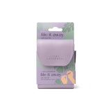 Lemon Lavender File It Away nail care kit with tools in a zippered pouch