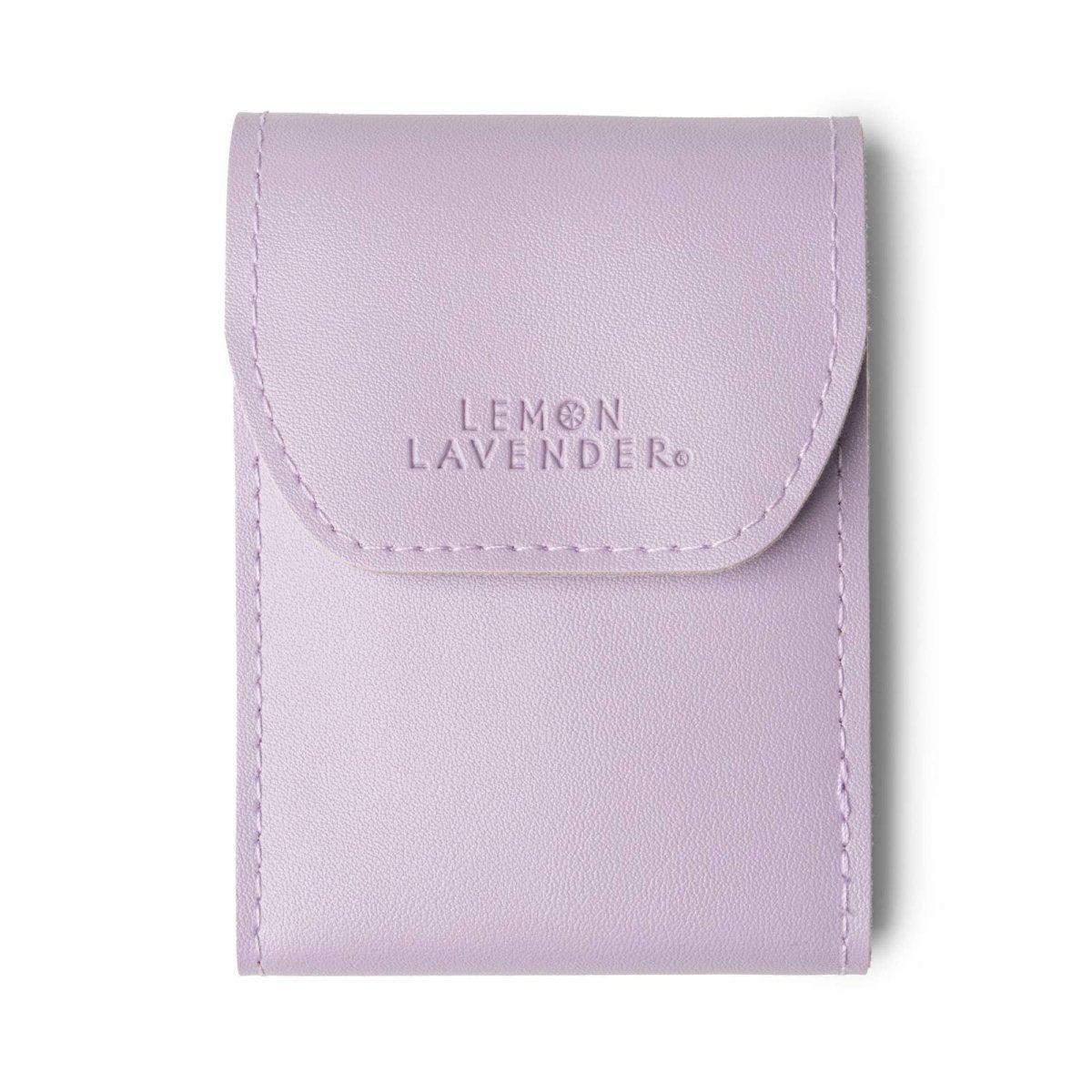 Lemon Lavender File It Away nail care kit with tools in a zippered pouch