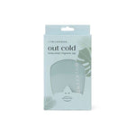 A gel-bead Lemon Lavender Out Cold temperature-smart migraine relief cap
