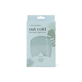 A gel-bead Lemon Lavender Out Cold temperature-smart migraine relief cap