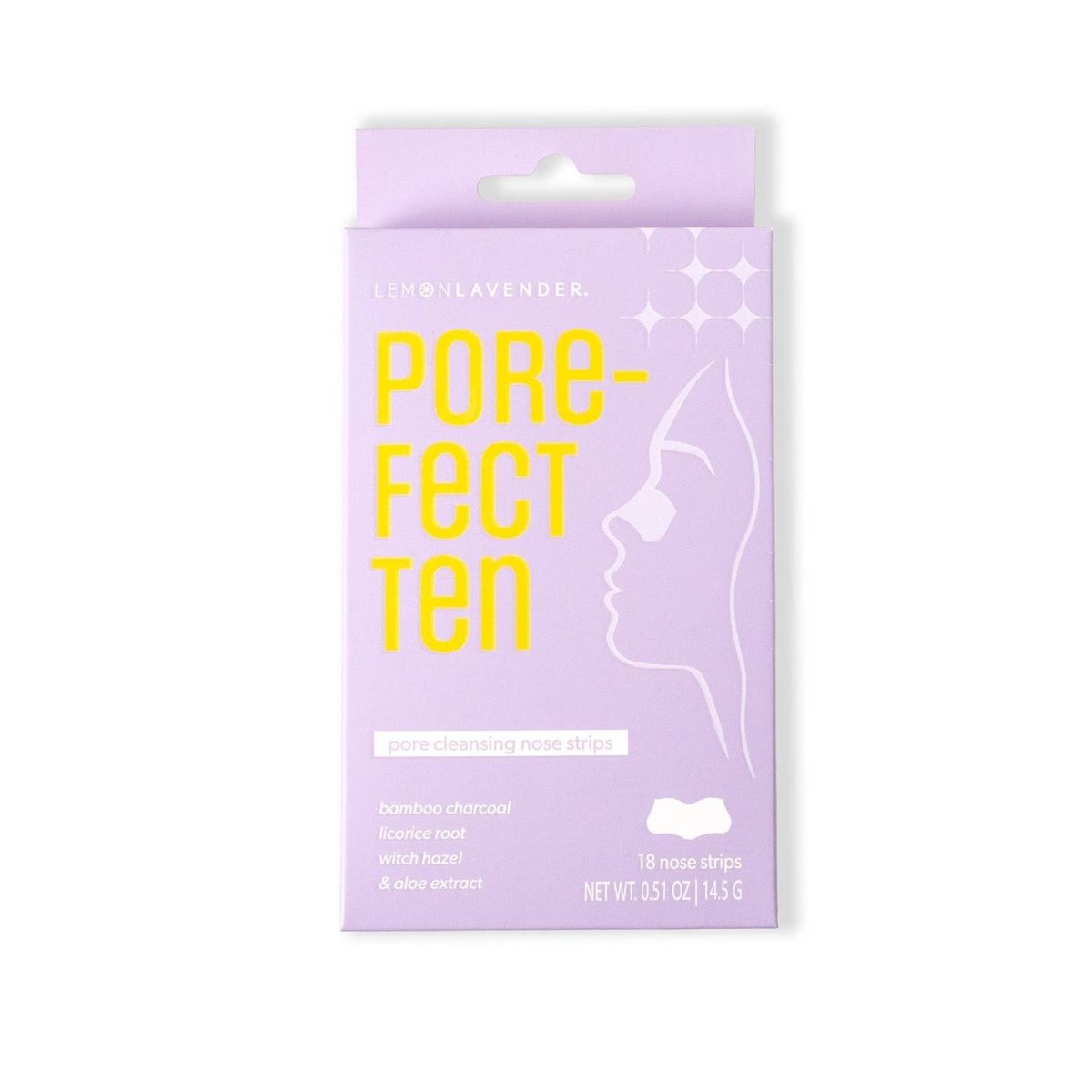 Lemon Lavender Pore the Win Cleansing Nose Strips & Acne Patches - Pages & Parcels