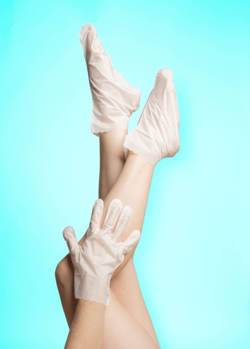 Lemon Lavender Smooth It Over hydrating hand and foot mask set