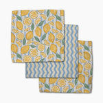 Lemon Waves Dishcloth Set - Pages & Parcels