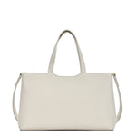 Leonetta Three Compartment Women's Satchel Tote Bag: Taupe - Pages & Parcels