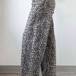 Leopard Print High Waist Jeans - Pages & Parcels