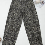 Leopard Print High Waist Jeans - Pages & Parcels