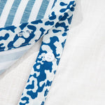Leopard Striped Western Patchwork Button - up Shirt - Pages & Parcels