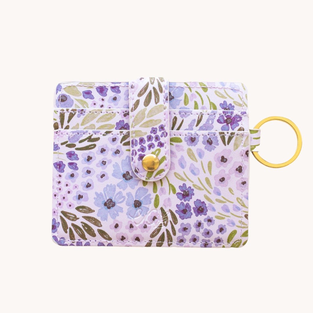Lilac Floral Wallet - Pages & Parcels