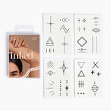 Linear Temporary Tattoo Pack - Pages & Parcels