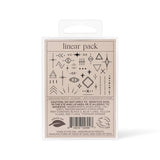 Linear Temporary Tattoo Pack - Pages & Parcels