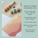 Lion + Tiger Paint by Number Kit + Easel for Kids | Breathe People - Pages & Parcels