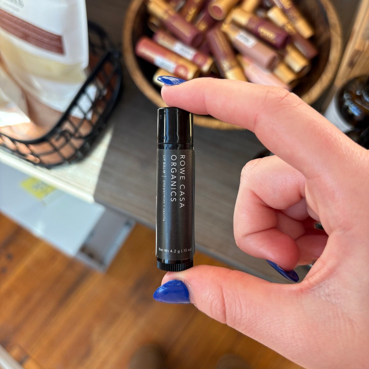 Rowe Casa lip balm. 