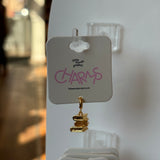 Little words project book stack charm