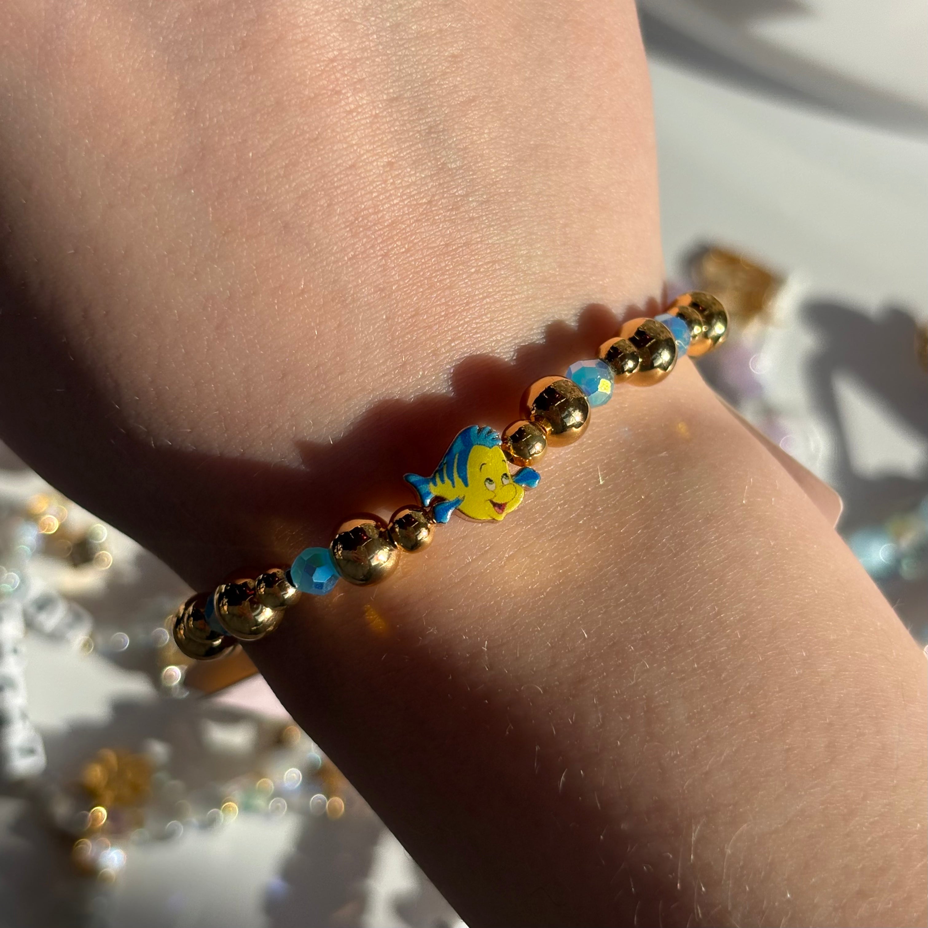 Little words project flounder bracelet