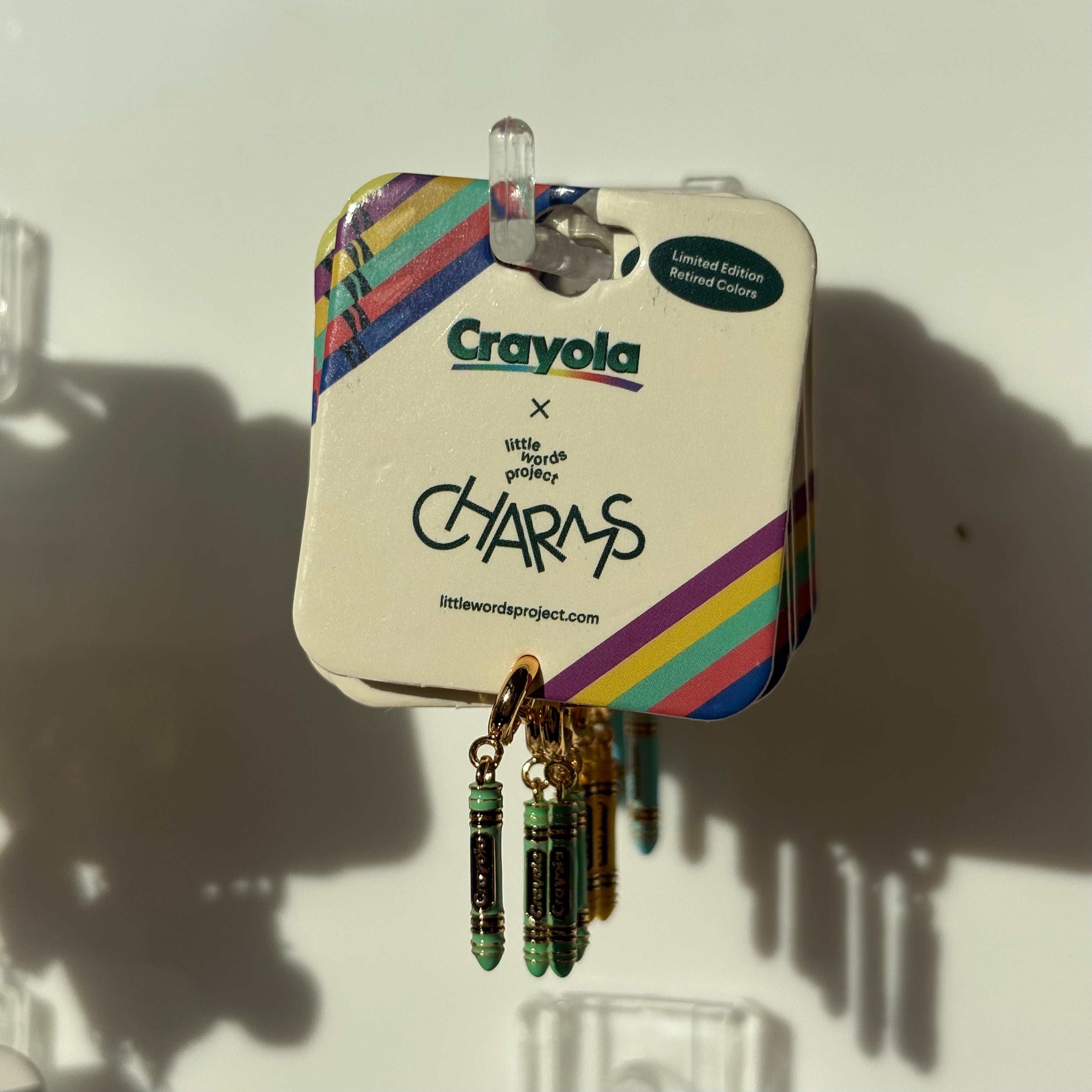 Little Words Project magic mint crayon charm