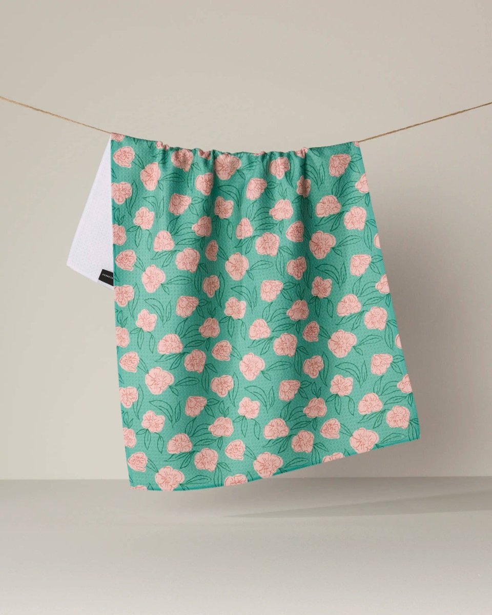Lucky Bloom Tea Towel - Pages & Parcels