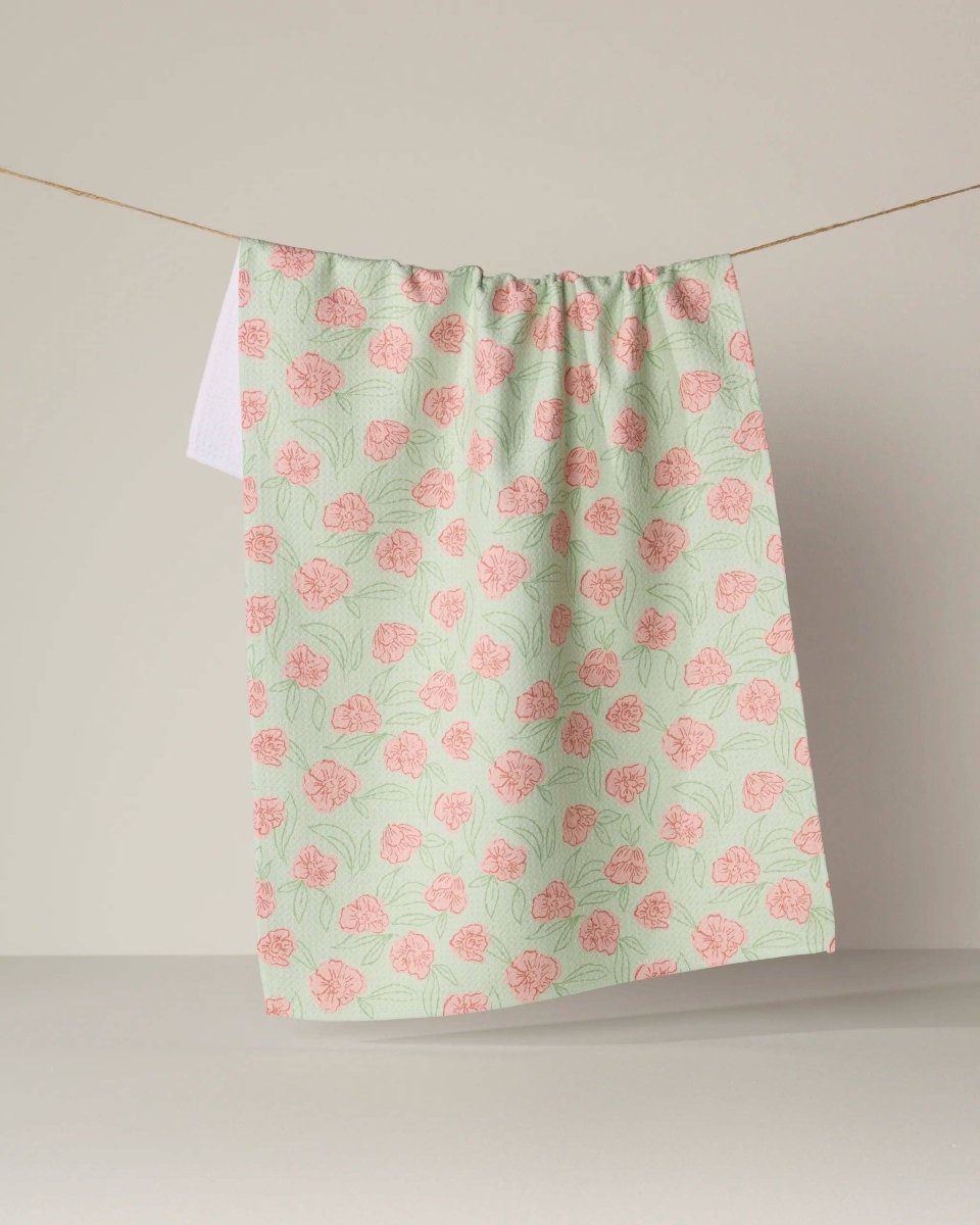 Lucky Bloom Tea Towel - Pages & Parcels