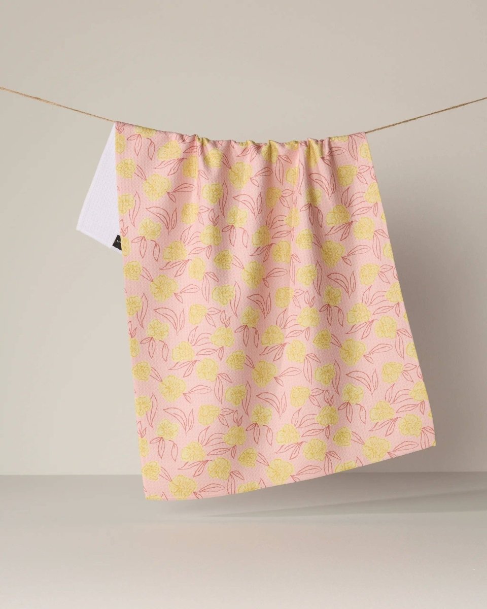 Lucky Bloom Tea Towel - Pages & Parcels