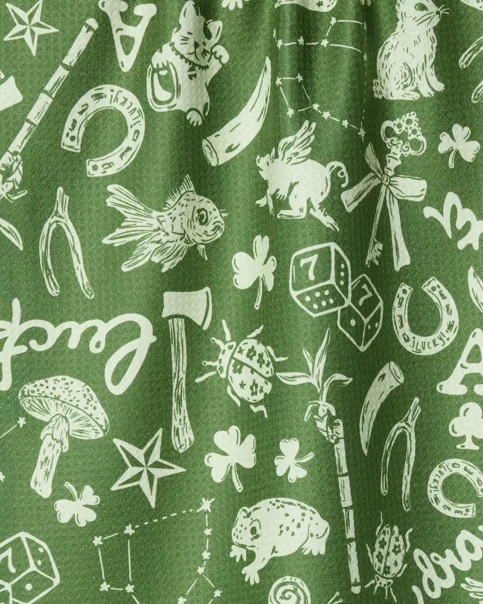 Lucky Draw Symbols Tea Towel - Pages & Parcels