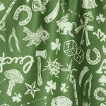 Lucky Draw Symbols Tea Towel - Pages & Parcels