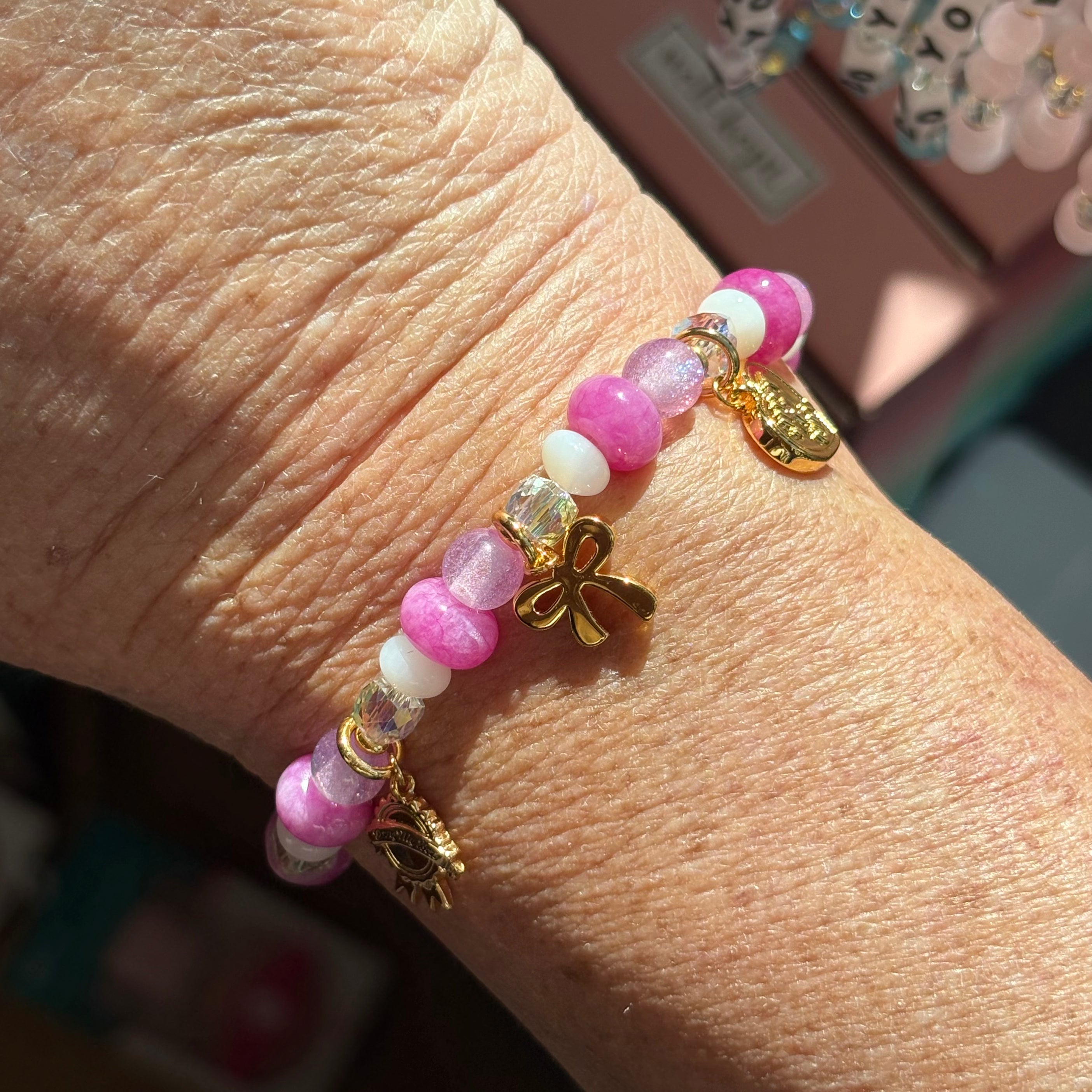 Little words project and everything nice charm bracelet