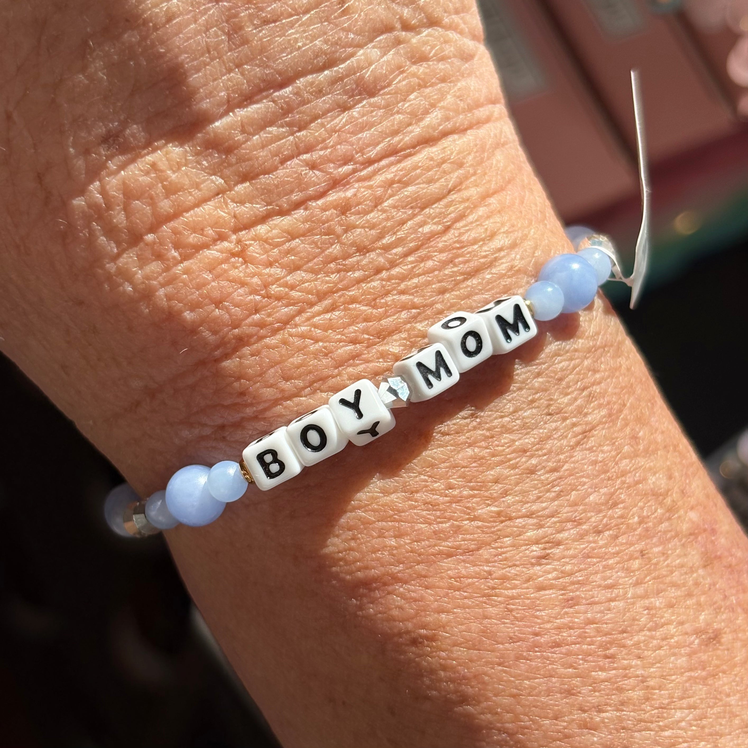 Little words project boy mom bracelet