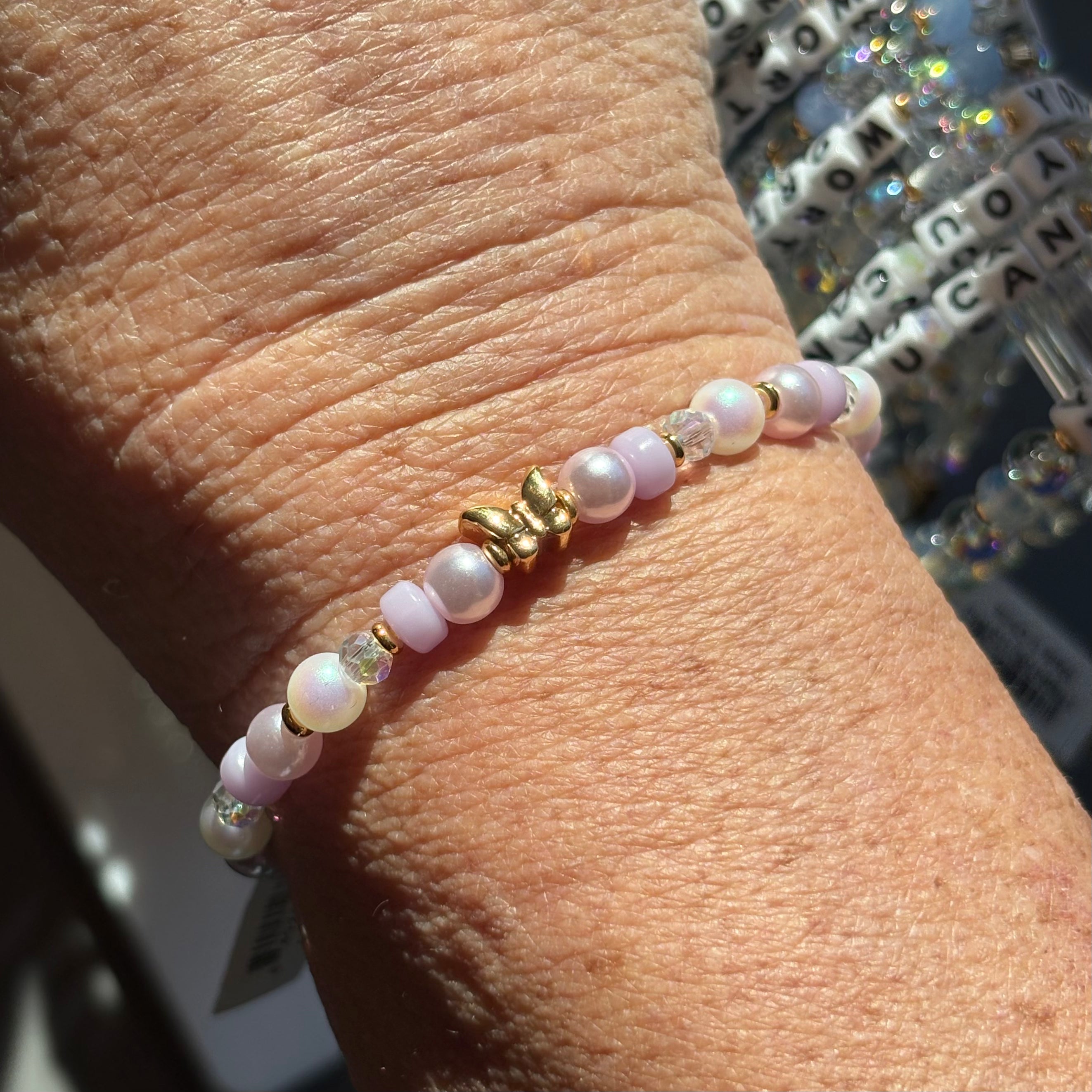 Little words project butterfly bracelet