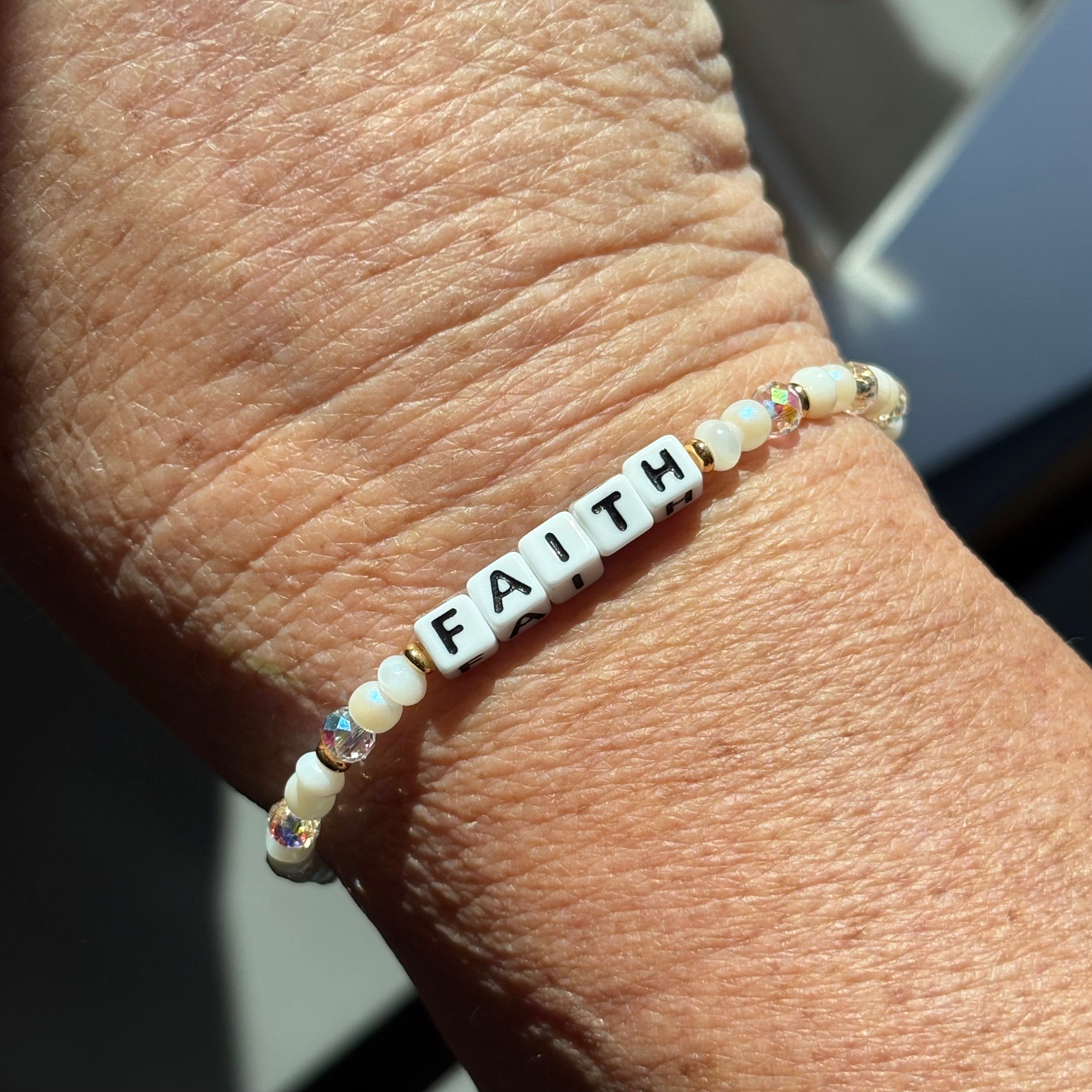 Little words project faith bracelet