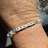 Little words project you can beaded bracelet