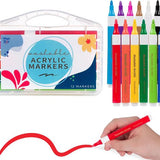 Magic Stix Washable Acrylic Markers 12 pk. | TPG Creations - Pages & Parcels