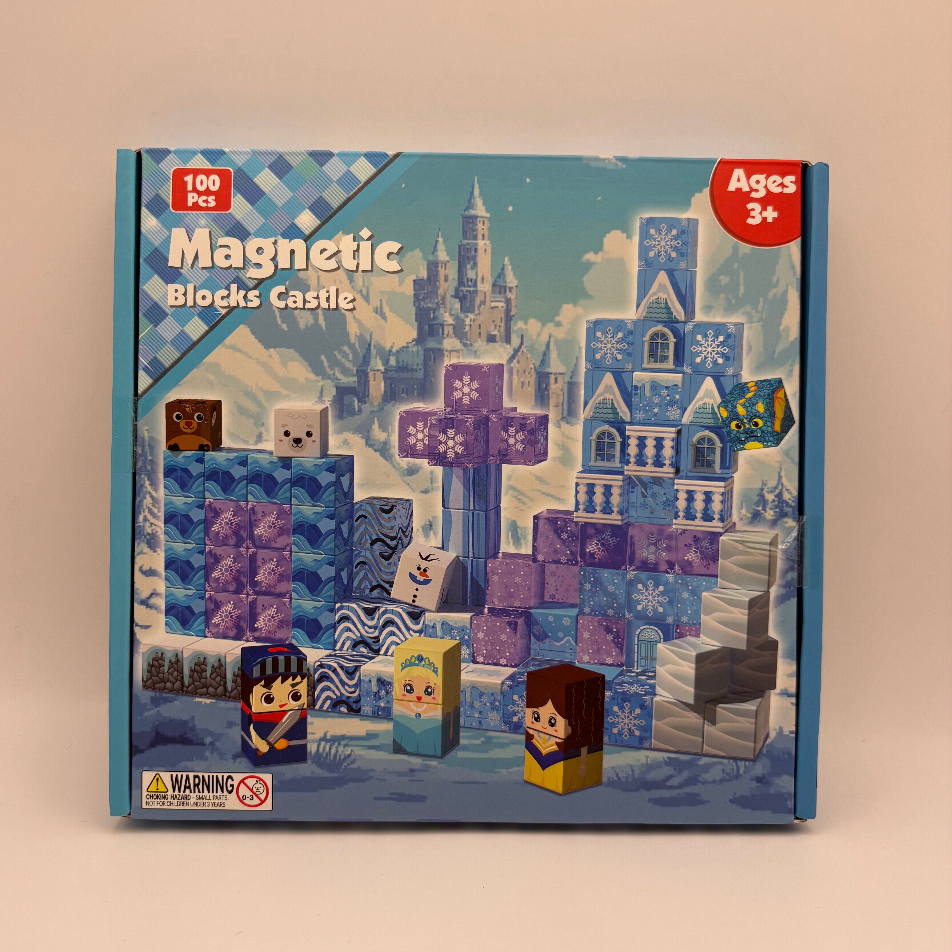 Magnetic blocks castle